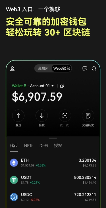欧易交易所功能配图